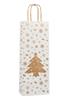 Weihnachtstasche 15x8x40 - für 1 Geschenkflasche